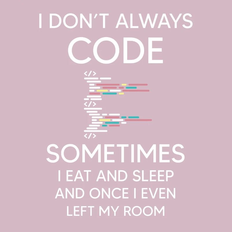 Je ne code pas toujours pour programmer du codage amusant