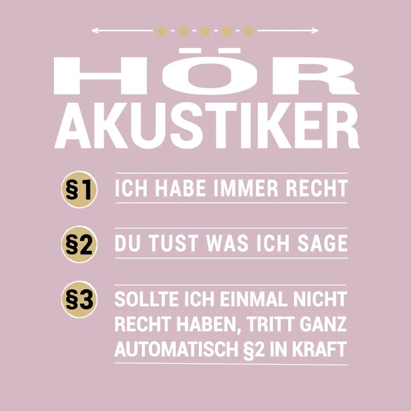 Hörakustiker Beruf meine eigenen Paragraphen