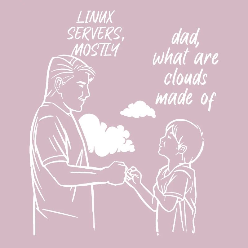 Funny Programmer Dad Are Clouds Made Of