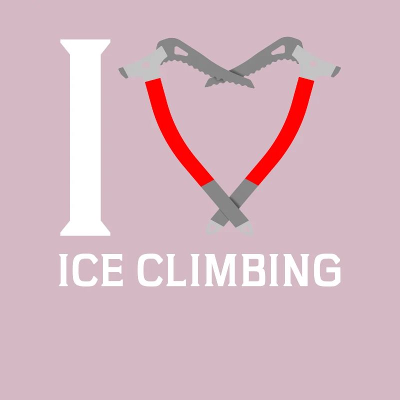 Ich Liebe Eisklettern Eiskletterer Eispickel