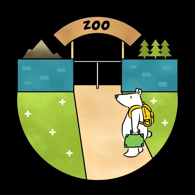 Polar bear zoo global warming