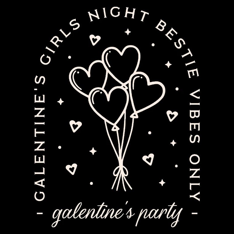 Fête Galentines, meilleure amie soirée de la Saint-Valentin