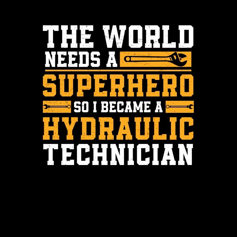 Lustiger Hydraulik-Superheld Eine Legende der