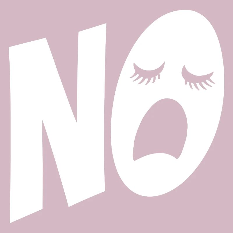No, non devo fare nulla - tipografia - dicendo