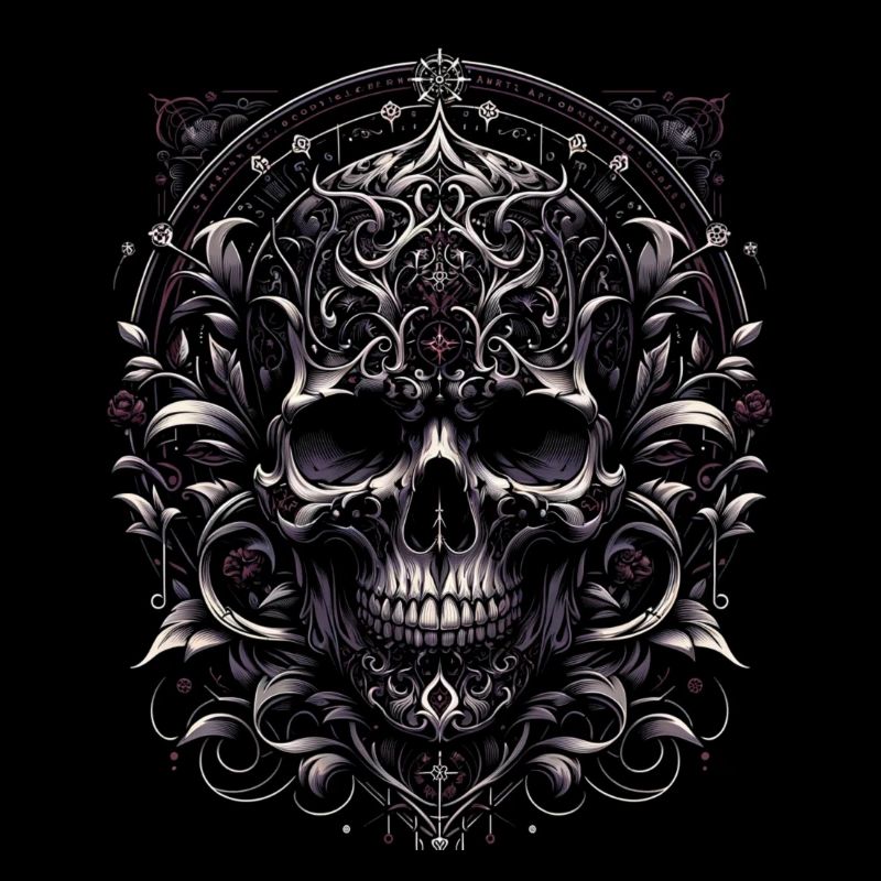 Majesté crâne baroque