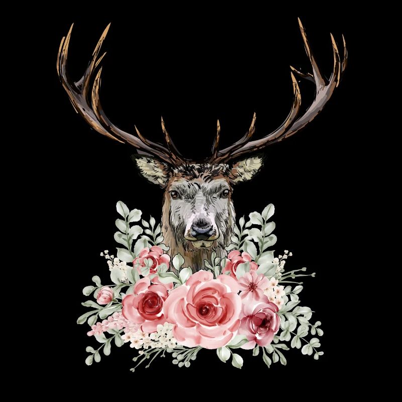 Dirndl Remplacement Cerfs et Roses