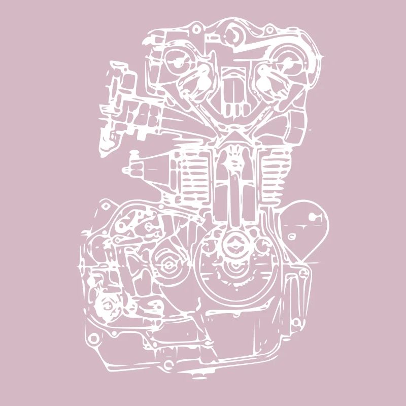 Engine Drawing Car Mechatronics Engineer Car Mechanic