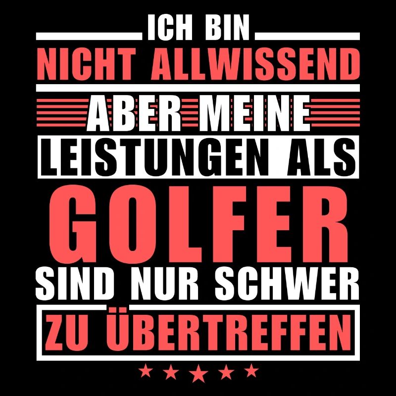 Unmatched performance as a golfer
