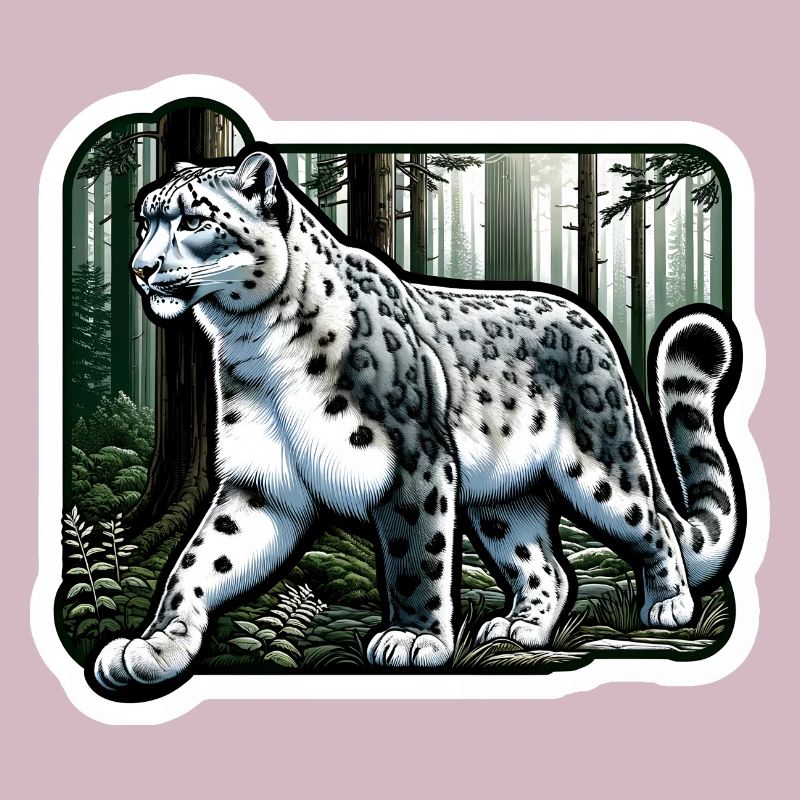 Snow Leopard Leopard White Leopard