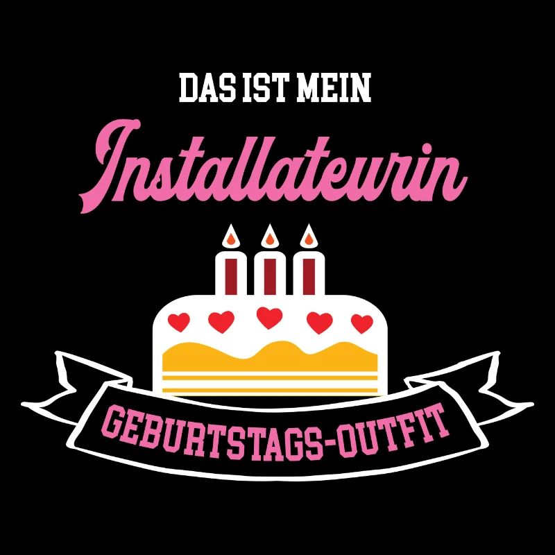 Installateurin Geburtstag Geburtstagsgeschenk Geb