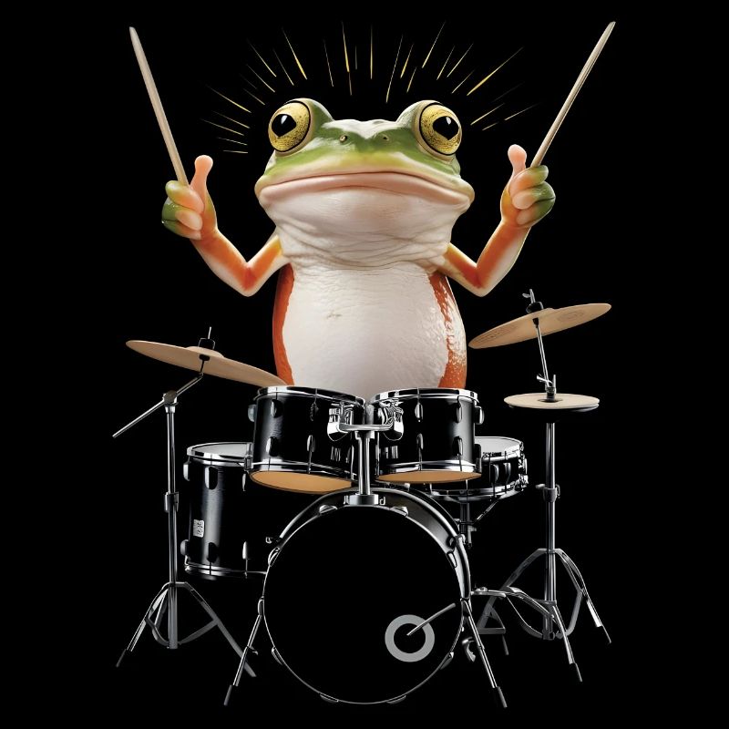 Frosch Schlagzeug
