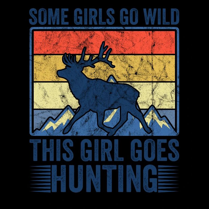 Hirschjagd Jägerin Spruch Jagd