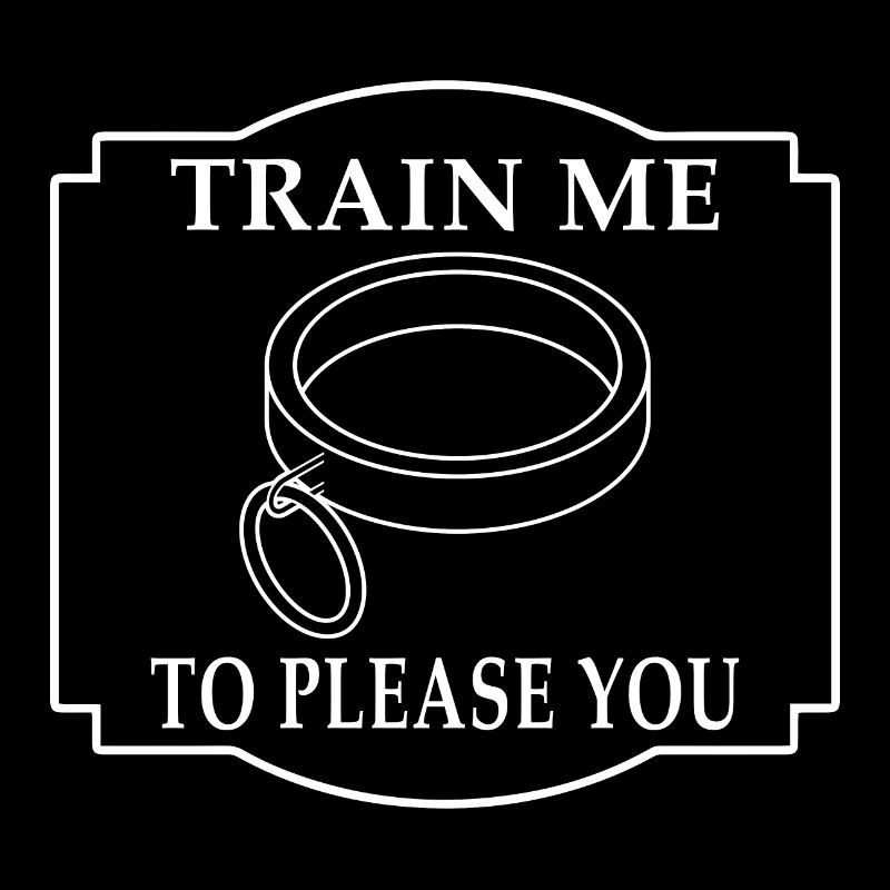 BDSM Halsband Bondage Sub Geschenk TRAIN ME