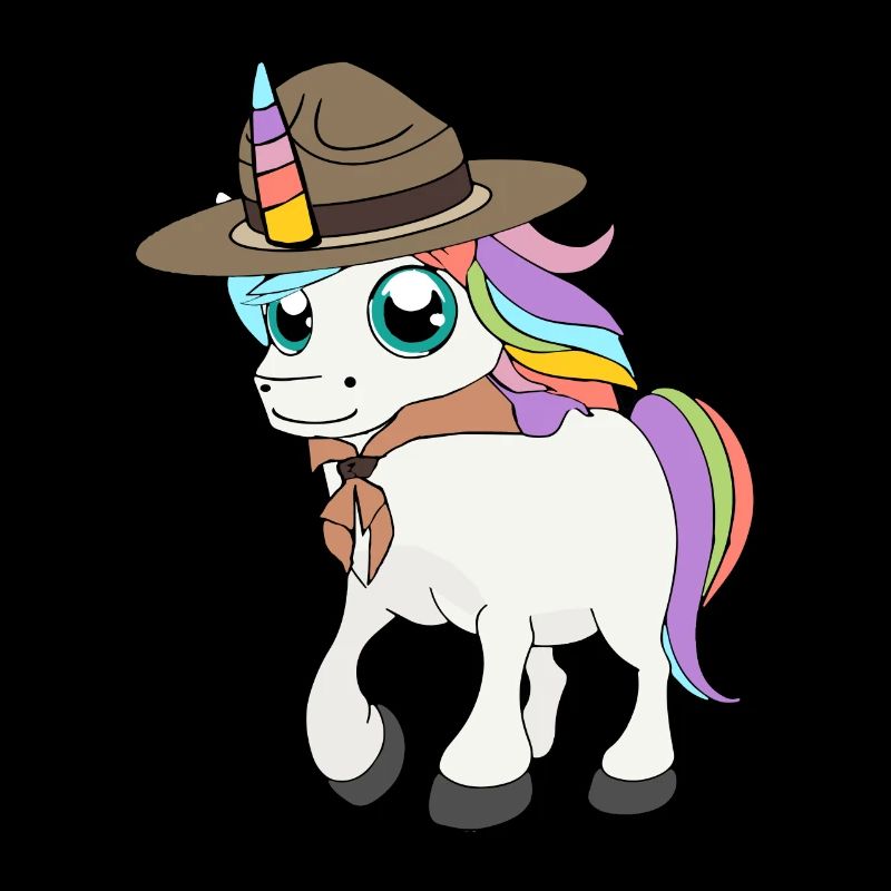 Pfadfinder Einhorn Regenbogen - Scout Unicorn