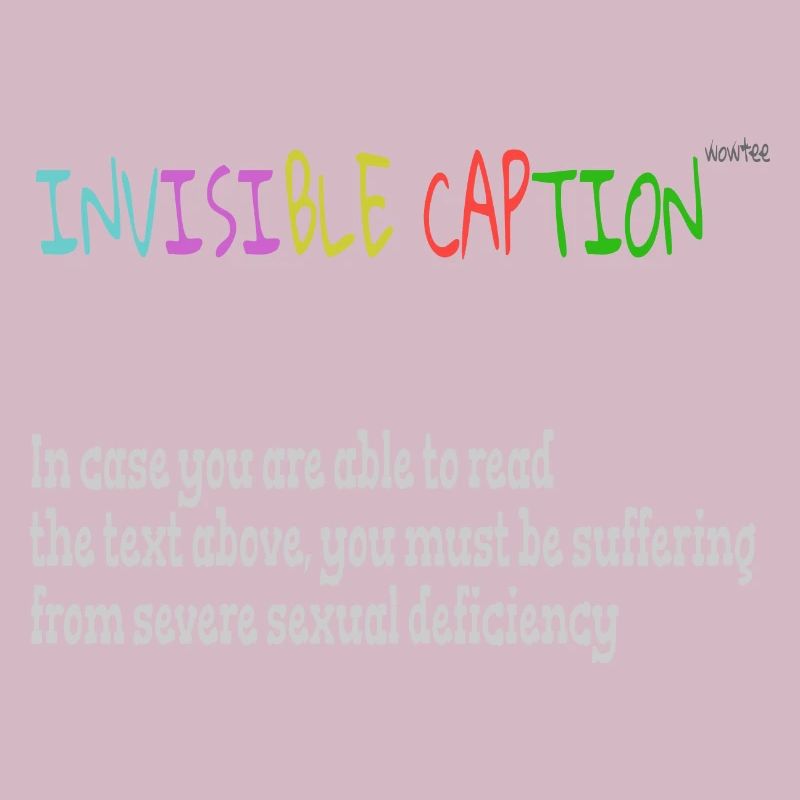 Invisible caption