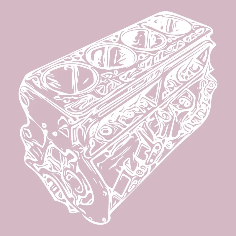 Auto Engine Block Cylinder Displacement Fan
