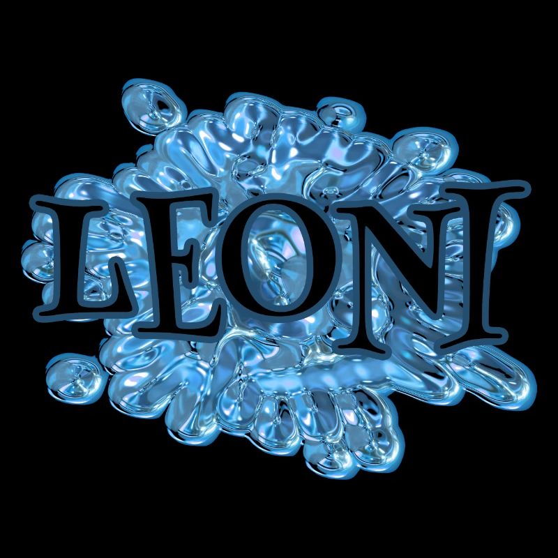 Drops of water for Leoni Leoni Name