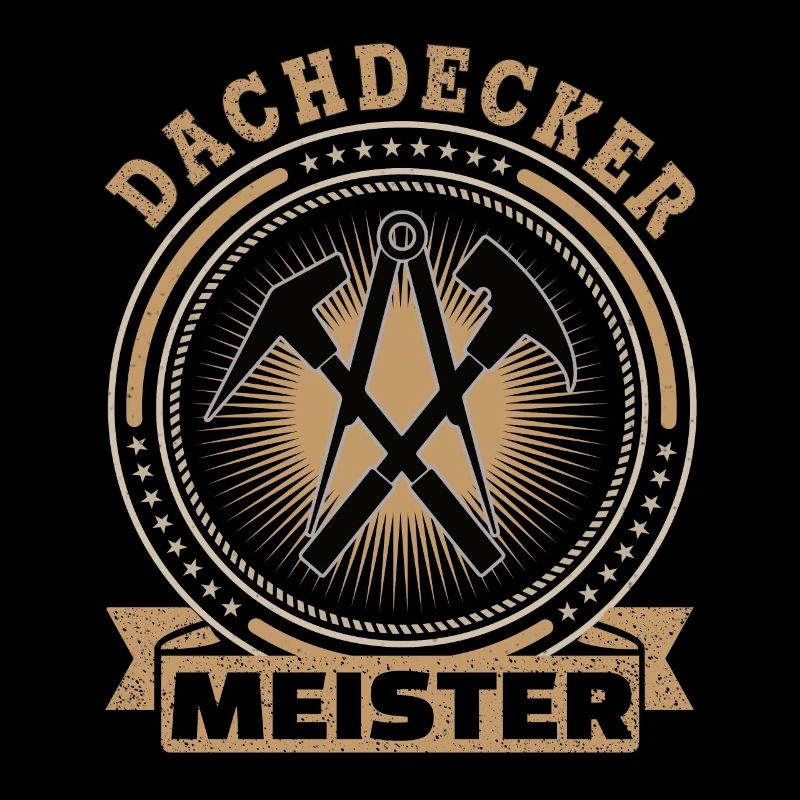 Dachdecker Meister Retro