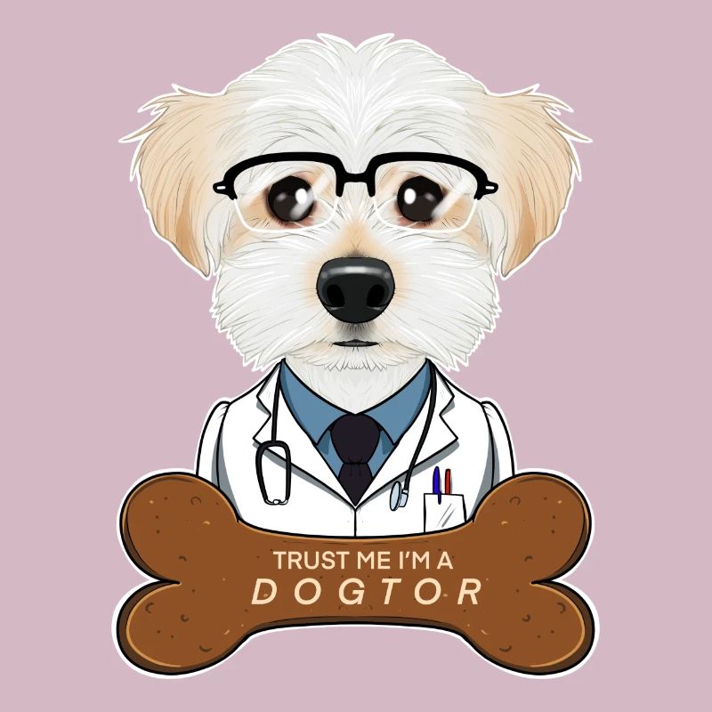 Veterinary Maltese Trust Me Im A Dogtor