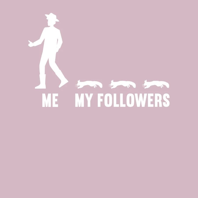 Moi et mes disciples hommes écureuils