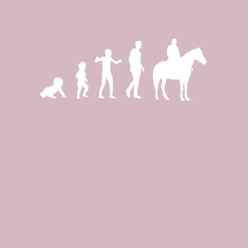 evolution bebe cheval homme humour cavalier cadeau