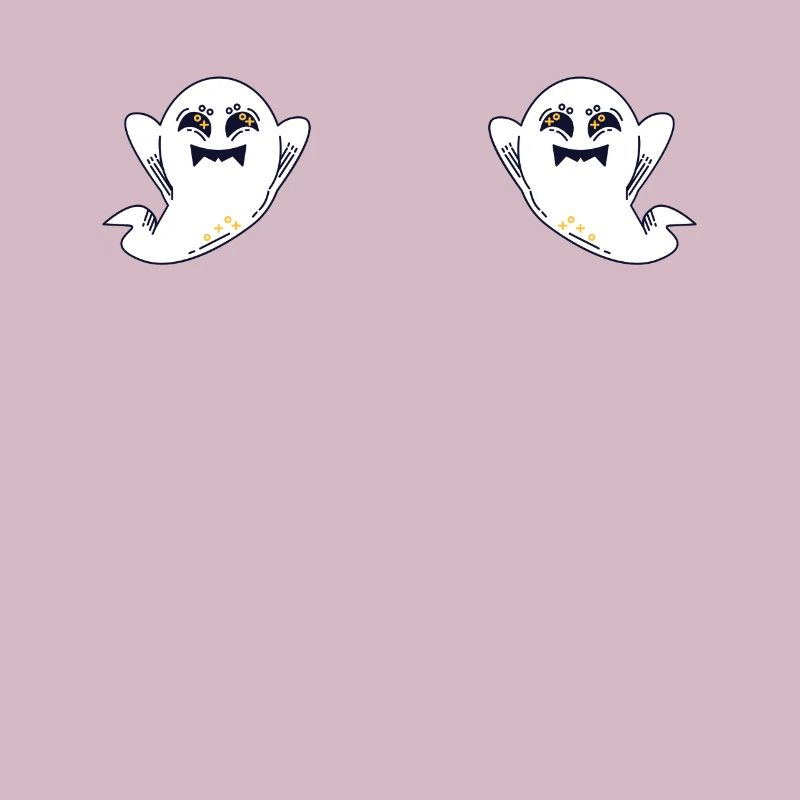 Petits fantômes mignons Halloween Ghost Night