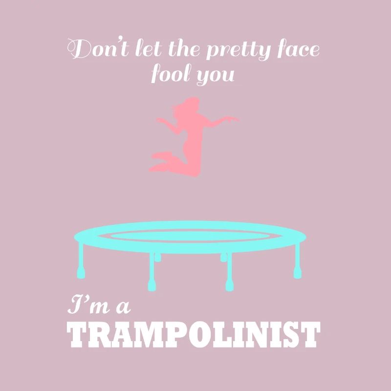 Citation ironique pour un pull de trampoline Hobby