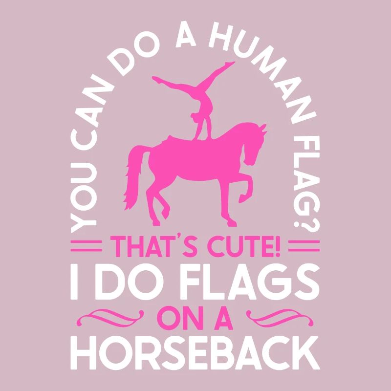 Voûter je fais des drapeaux à cheval