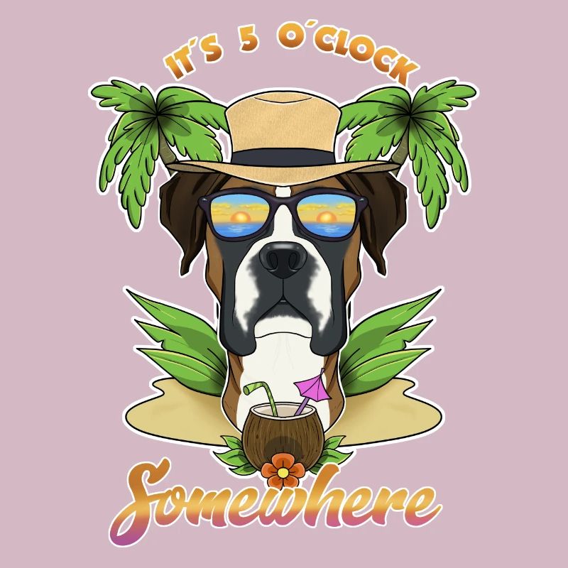 It Is 5 OClock Somewhere Drinking Boxer