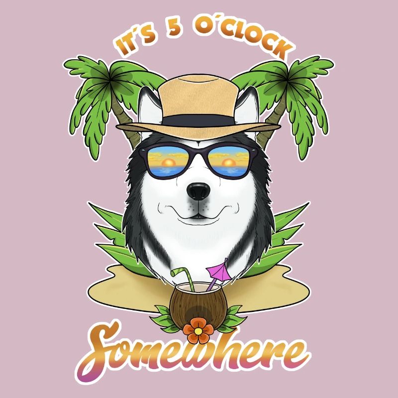 It Is 5 OClock Somewhere Drinking Husky