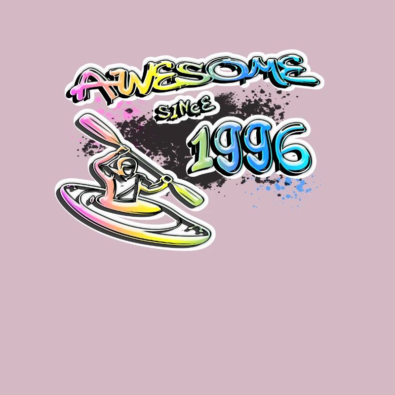 Awesome since 1996. Kayaker, kayaker. Graffiti