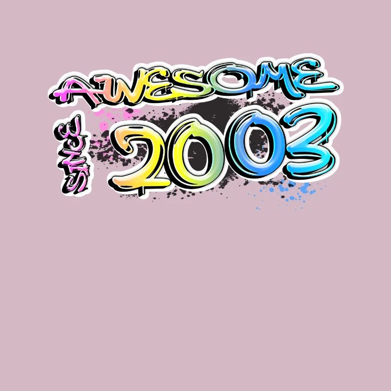 Awesome since 2003 Graffiti Motiv