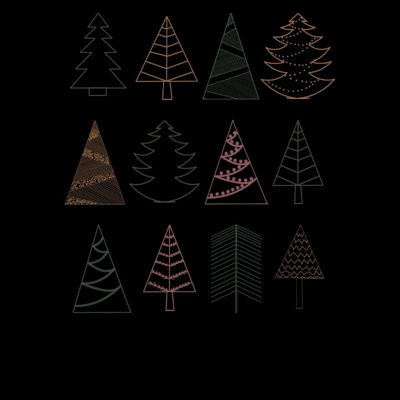 Weihnachtsbäume Neujahrsfeiertag Feiern