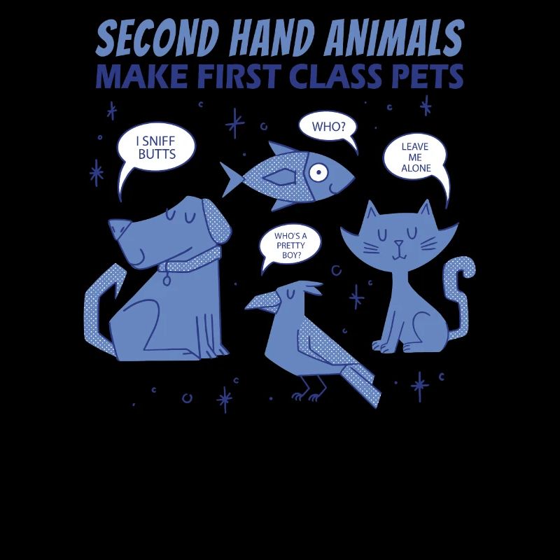 Second Hand Animals Make First-Class Pets