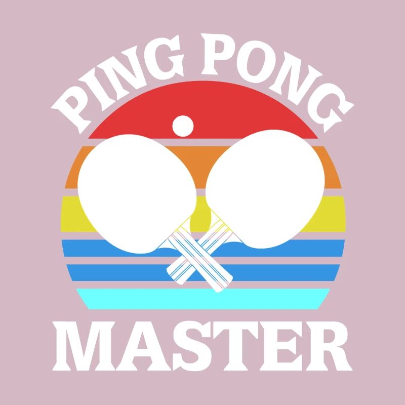 Retro PING PONG Master Cool Table Tennis Designs