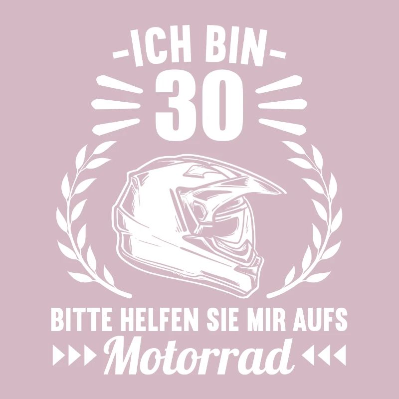 Ich bin 30 bitte helfen auf Motorrad 30 Geburtstag