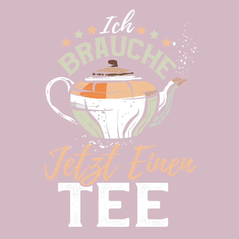 Lustiges gemütlich Bio Tee Trinker Spruch design