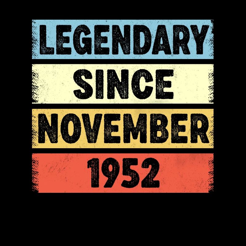 Legendary Since November 1952 70. Geburtstag