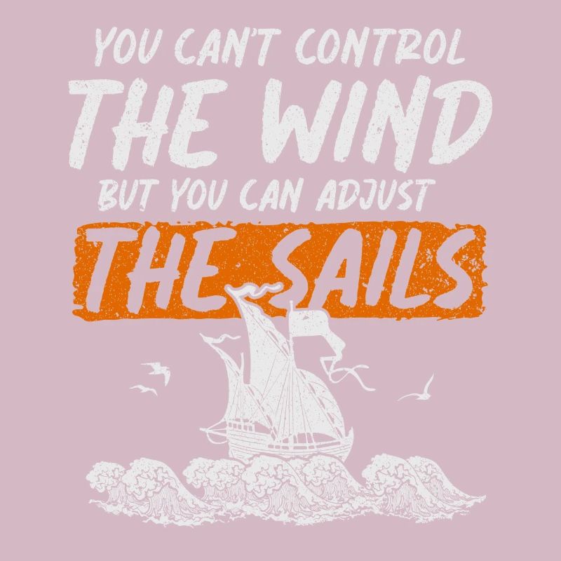 You Cant Control The Wind Sailing Boat