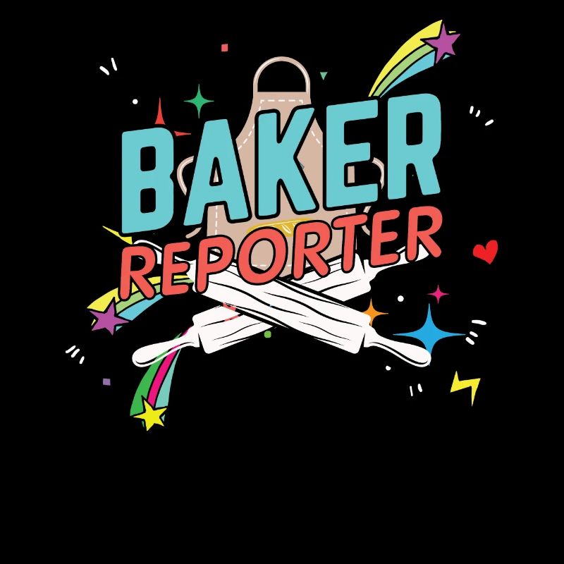 Baker Reporter Cook Chef Cookies Pâte de Noël