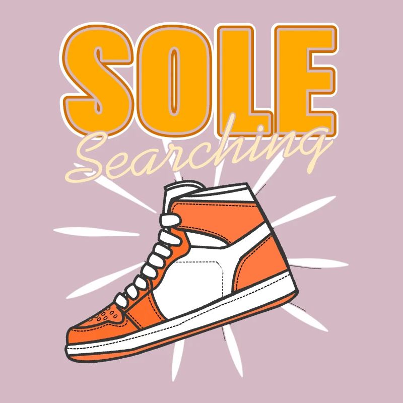 Zool zoeken Retro sneaker hoofd ontwerpen