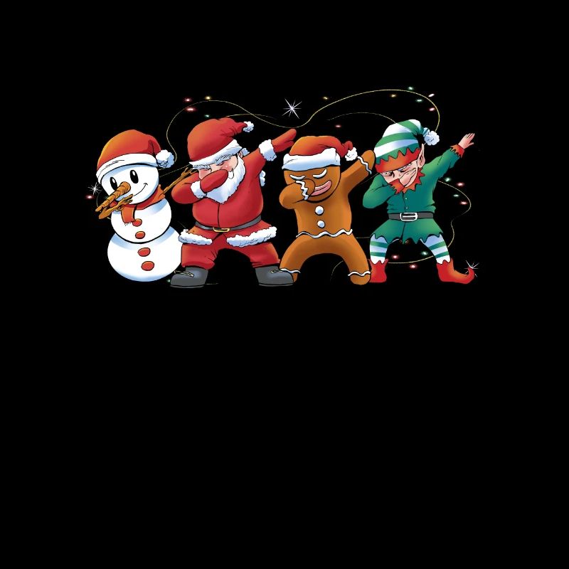 Dabbing Weihnachtsmann Santa Elf Weihnachten