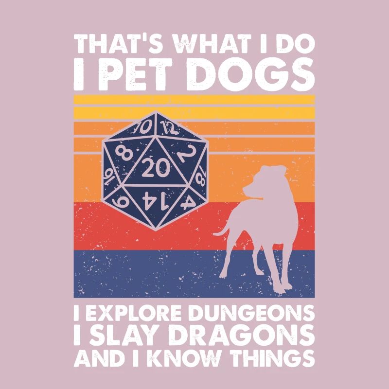 Chiens Explorer Donjons Slay Dragons RPG sur table
