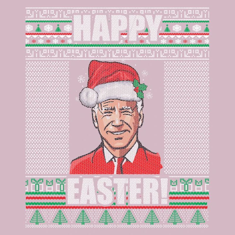 Lustiger Biden Hässlicher Weihnachtspullover Frohe Ostern