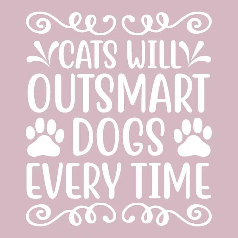 Cats will outsmart dogs every time