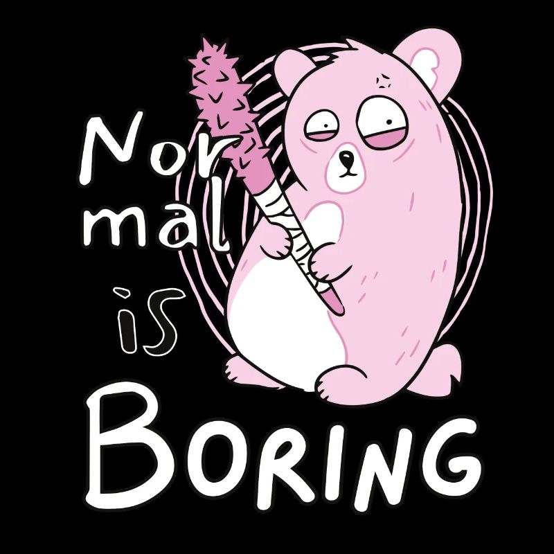 Normal est ennuyeux avec Stachelpink Pink Bear
