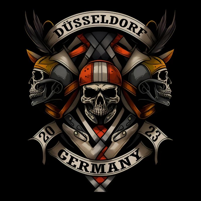Düsseldorf Germany 2023 - Biker Style