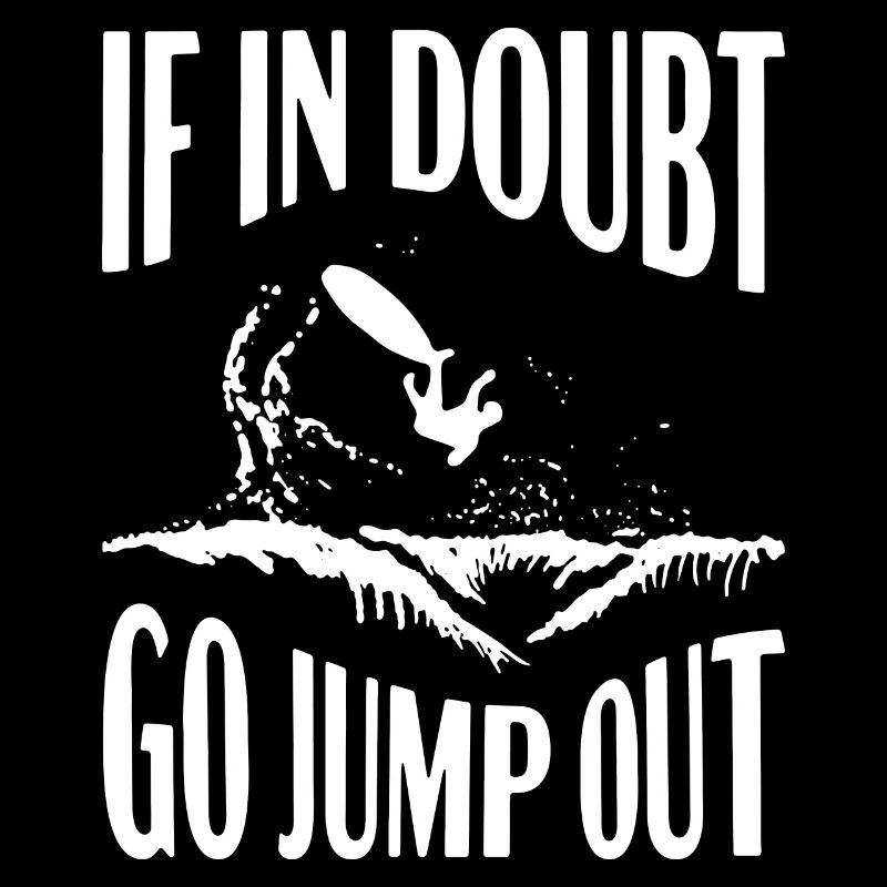 Wave Jump Surf Shirt Design