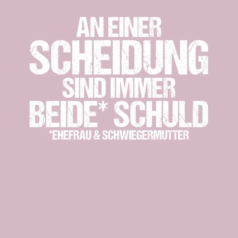 An einer Scheidung sind immer beide Schuld