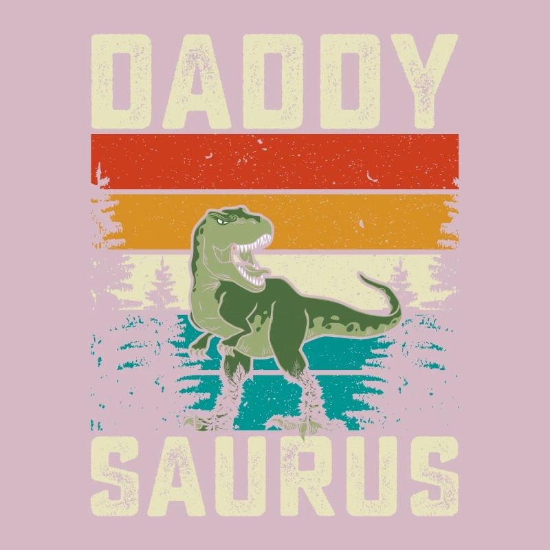 Daddy Saurus Regenbogen Hintergrund Dino